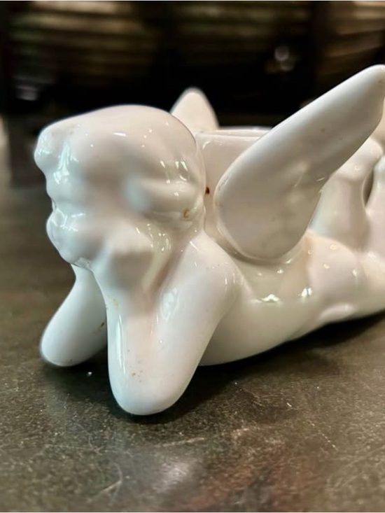None Other - Vintage Angel Candle Holder